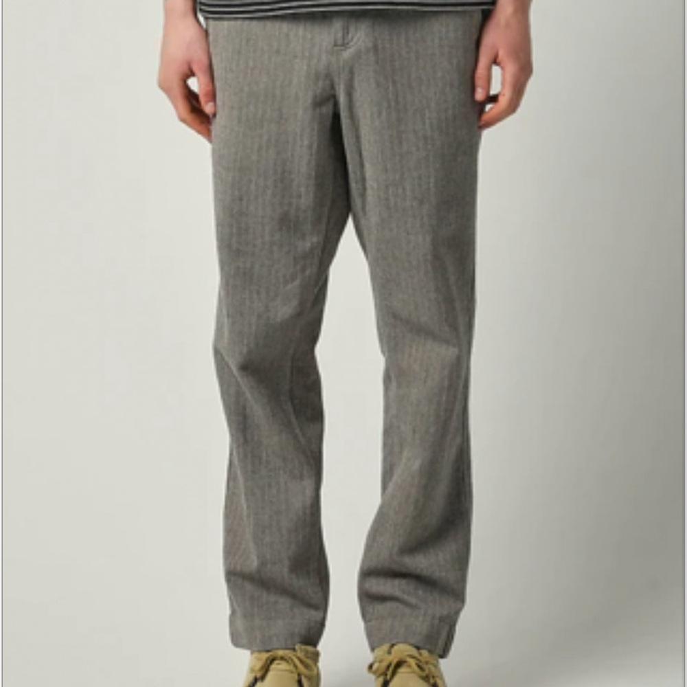 Corridor- Saddle Herringbone Trouser- Brown